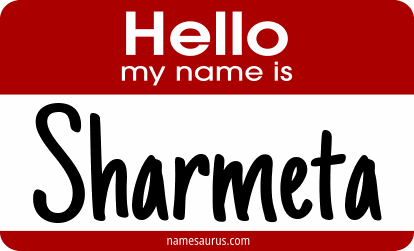 Hello my name is Sharmeta png download
