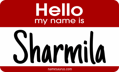 Hello my name is Sharmila png download