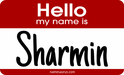 Hello my name is Sharmin png download