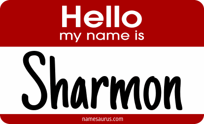 Hello my name is Sharmon png download