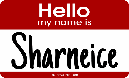 Hello my name is Sharneice png download