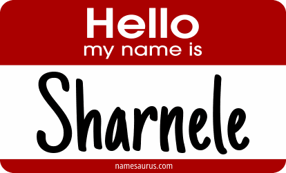 Hello my name is Sharnele png download