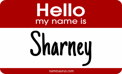 Hello my name is Sharney png download