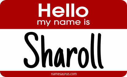 Hello my name is Sharoll png download