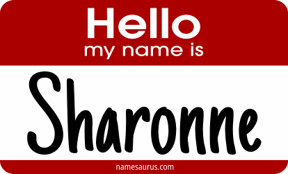 Hello my name is Sharonne png download