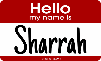 Hello my name is Sharrah png download