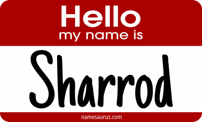 Hello my name is Sharrod png download