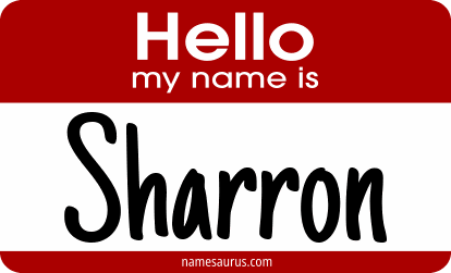 Hello my name is Sharron png download