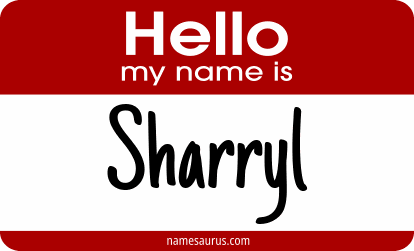 Hello my name is Sharryl png download