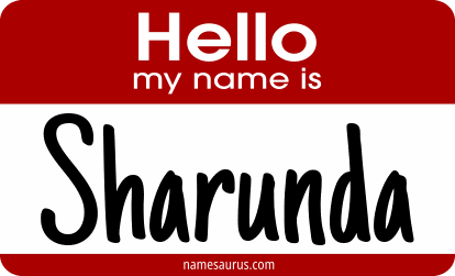 Hello my name is Sharunda png download