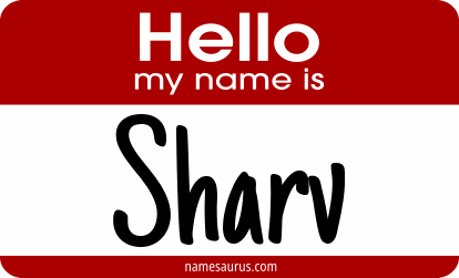 Hello my name is Sharv png download
