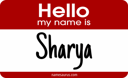 Hello my name is Sharya png download