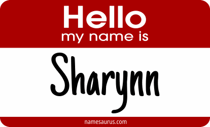 Hello my name is Sharynn png download
