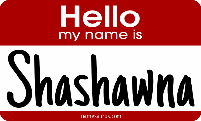 Hello my name is Shashawna png download