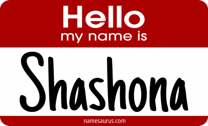 Hello my name is Shashona png download