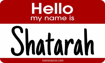 Hello my name is Shatarah png download