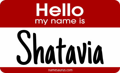 Hello my name is Shatavia png download