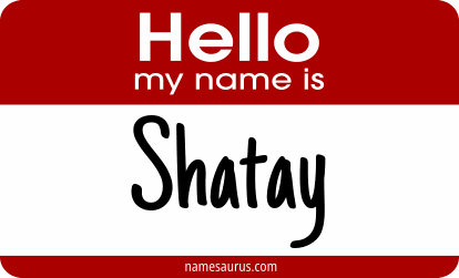 Hello my name is Shatay png download