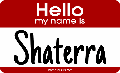 Hello my name is Shaterra png download