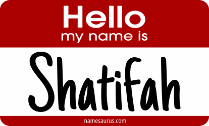 Hello my name is Shatifah png download