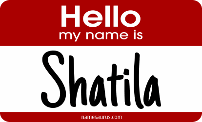 Hello my name is Shatila png download