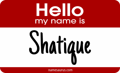 Hello my name is Shatique png download
