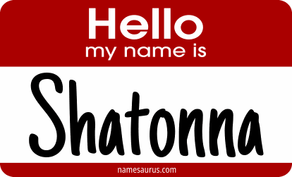 Hello my name is Shatonna png download