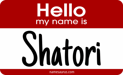 Hello my name is Shatori png download
