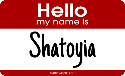 Hello my name is Shatoyia png download