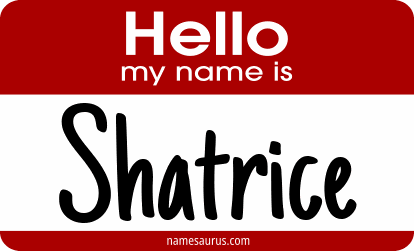 Hello my name is Shatrice png download