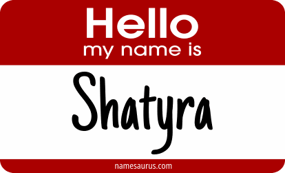 Hello my name is Shatyra png download