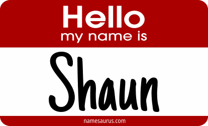 Hello my name is Shaun png download