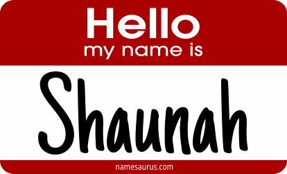 Hello my name is Shaunah png download