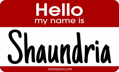 Hello my name is Shaundria png download