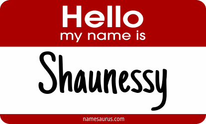 Hello my name is Shaunessy png download