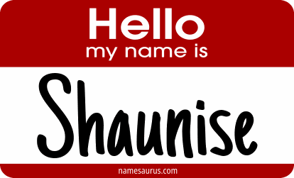 Hello my name is Shaunise png download