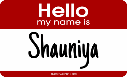 Hello my name is Shauniya png download