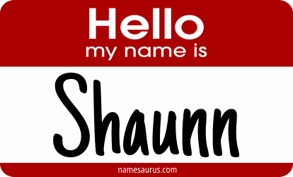Hello my name is Shaunn png download
