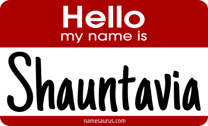 Hello my name is Shauntavia png download