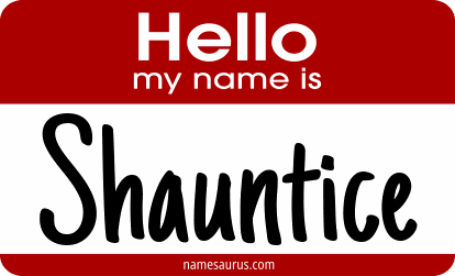 Hello my name is Shauntice png download