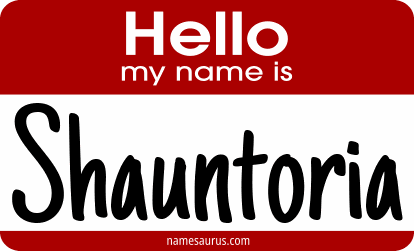 Hello my name is Shauntoria png download
