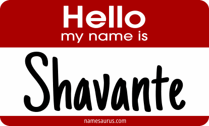 Hello my name is Shavante png download