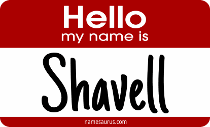 Hello my name is Shavell png download