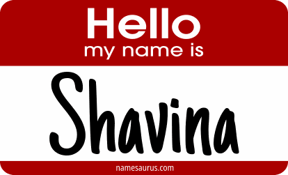 Hello my name is Shavina png download