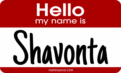 Hello my name is Shavonta png download