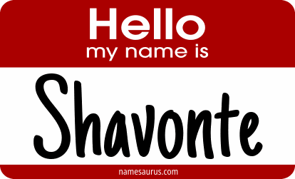 Hello my name is Shavonte png download