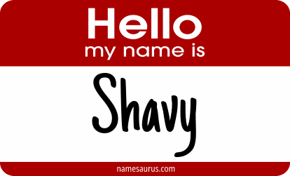 Hello my name is Shavy png download