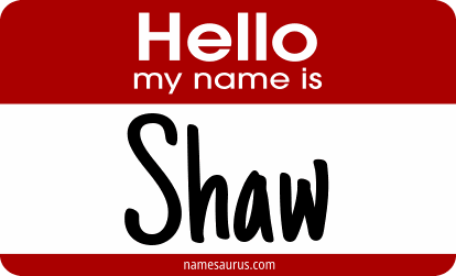 Hello my name is Shaw png download