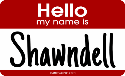Hello my name is Shawndell png download