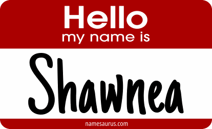 Hello my name is Shawnea png download